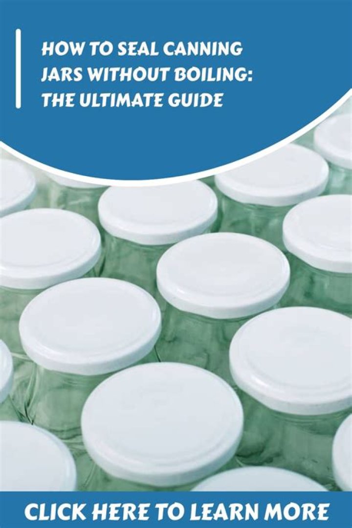 Can jars seal without popping?