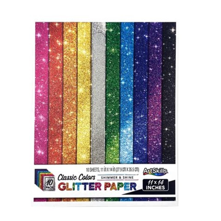 Can you recycle paper with glitter on it?