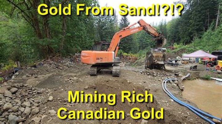 Does beach sand contain gold?