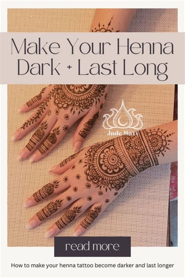 Does Vicks make henna darker?