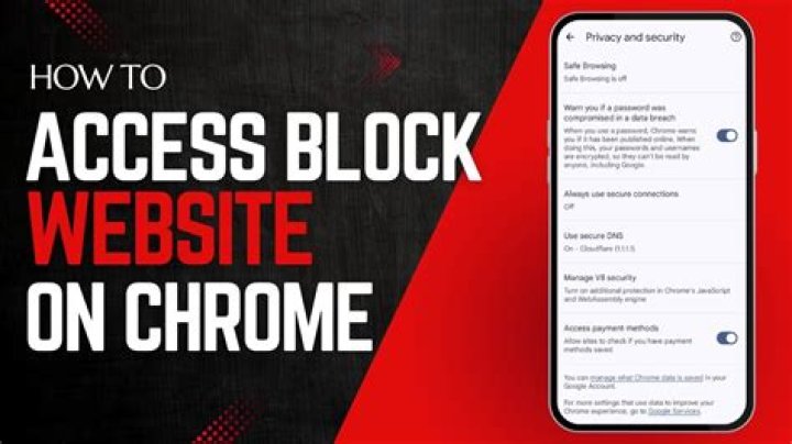 How can I open blocked sites?