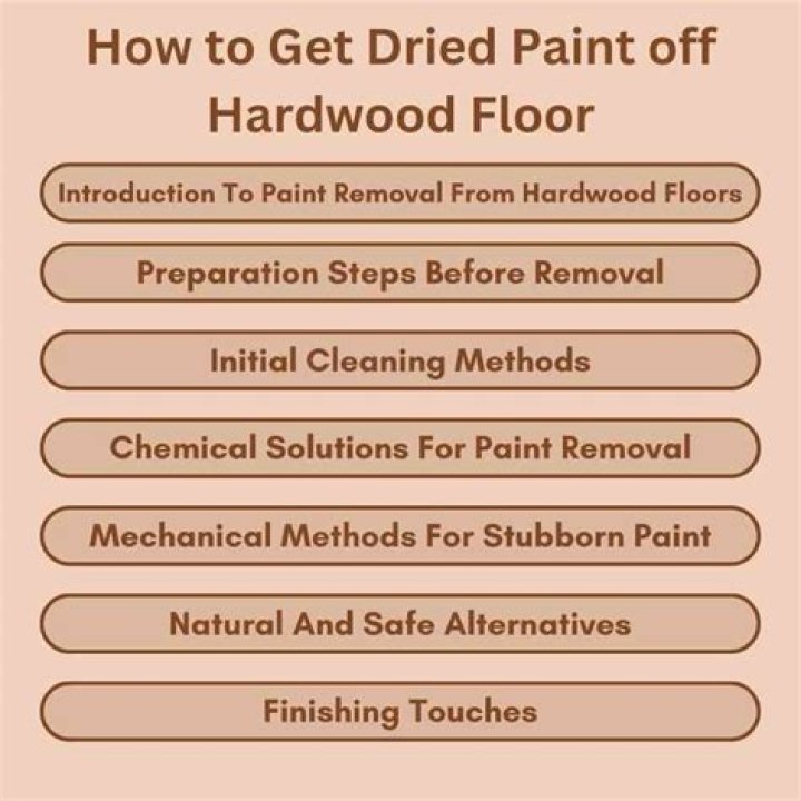 How do you get dried paint off of stained wood?