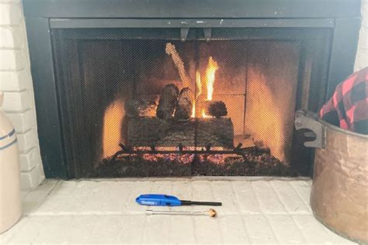 How do you maintain a gas fireplace?