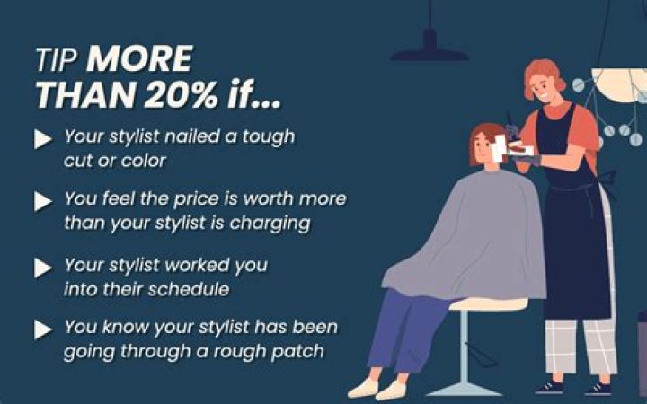 How much do you tip a hairdresser for $200?