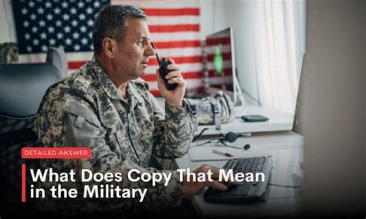 What does copy that 10 4 mean?