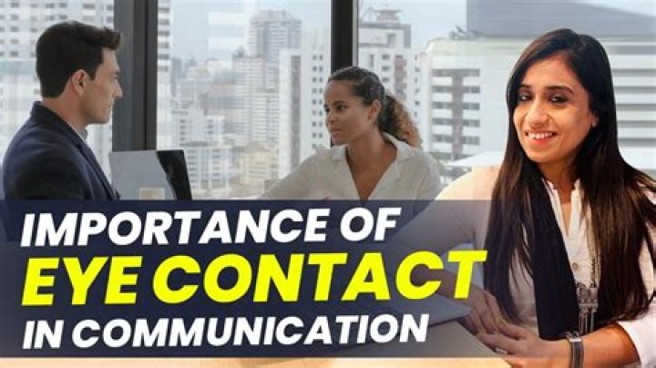 What does eye contact mean in Australia?