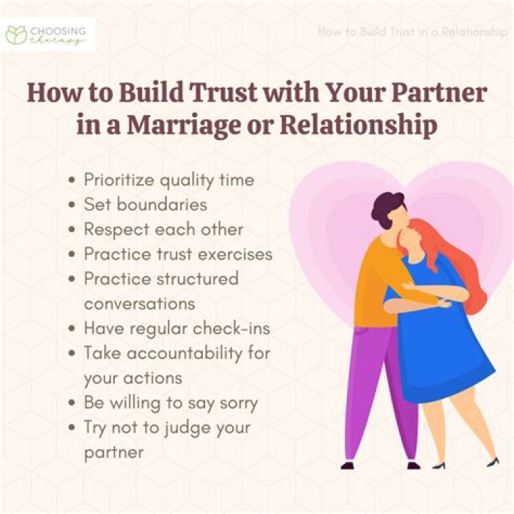 What does trust look like in a healthy relationship?