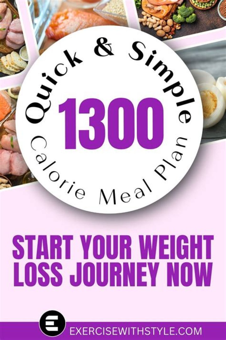 Why am I not losing weight on 1300 calories a day?